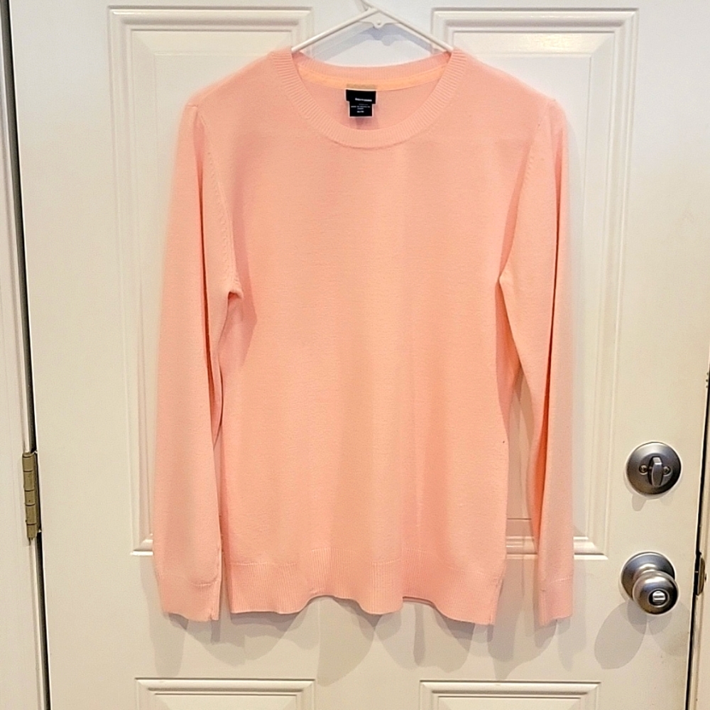 LADIES Poodle pink pullover sweater